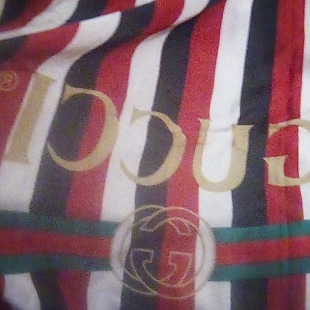 Gucci Striped Scarf/ shawl - Picture 2 of 8